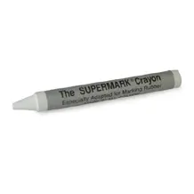 Supermark Crayon White Marker