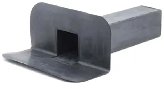 Rollgum Side Drain 10x10cm